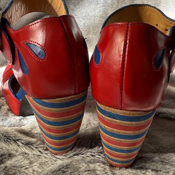 Size 6 Fluevog Maier in Red Colorway - Picture 3 of 10